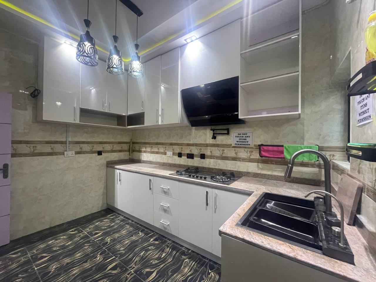 Fully fitted kitchen in the brand new New Owerri terrace duplex